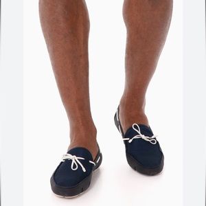 SWIMS - MEN’S BLACK LACE LOAFERS - SIZE 9